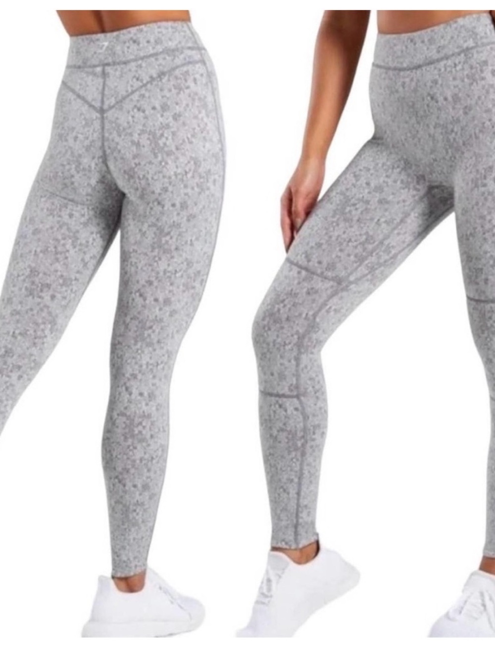 Gymshark Grey Speckle High-Waist Leggings